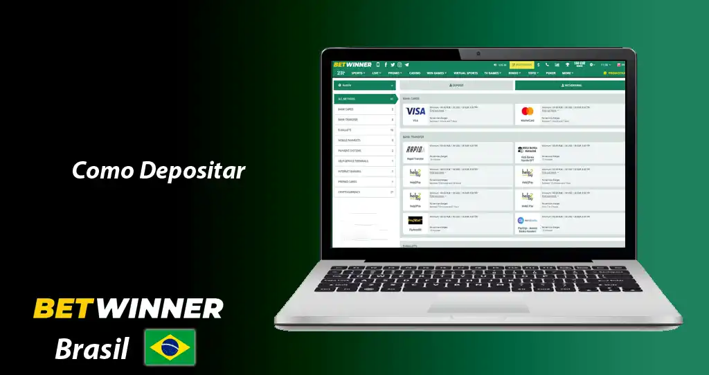 métodos de pagamento betwinner